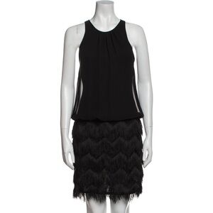 Aidan by Aidan Mattox Black Mini Dress
